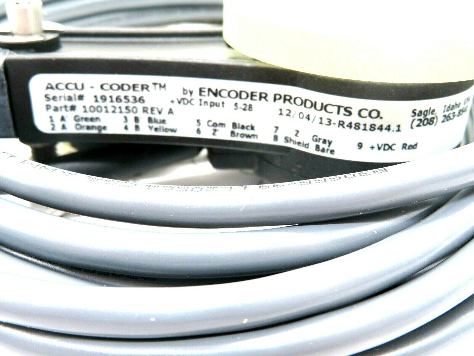 NEW MARKEM IMAJE 10012473 ENCODER IP65 WITH MOUNTING BRACKET 10012150 - Image 5