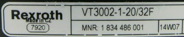 NEW REXROTH VT3002-1-20/32F CARD HOLDER VT300212032F - Image 4