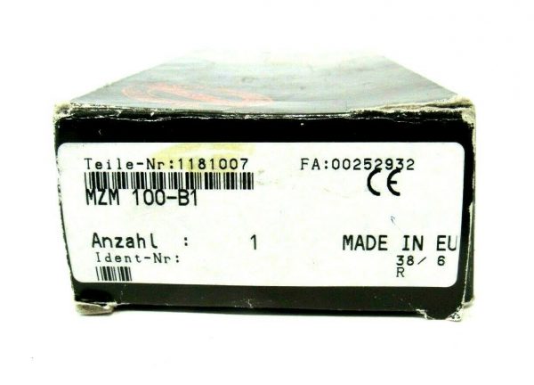 NEW SCHMERSAL MZM-100-B1 ACTUATOR MZM100B1 - Image 3
