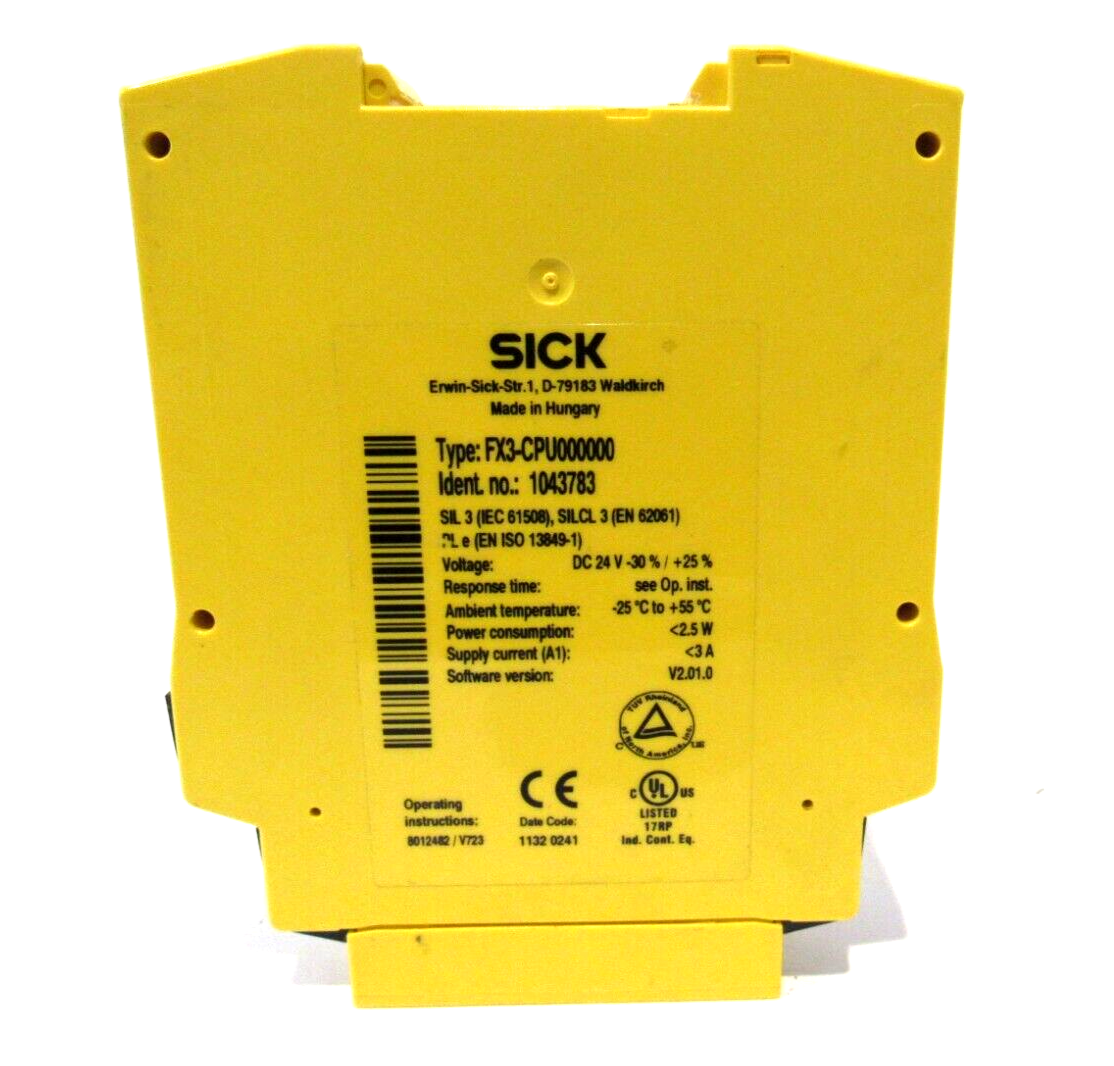 NEW SICK FX3-CPU000000 1043783 SAFETY CONTROLLER FX3CPU000000 - Image 3