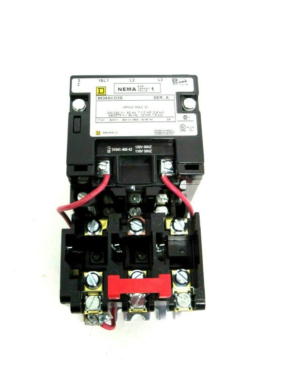 NEW SQUARE D 8536-SCO3-V02S STARTER SIZE 1 SER A 8536SCO3V02S - Image 3