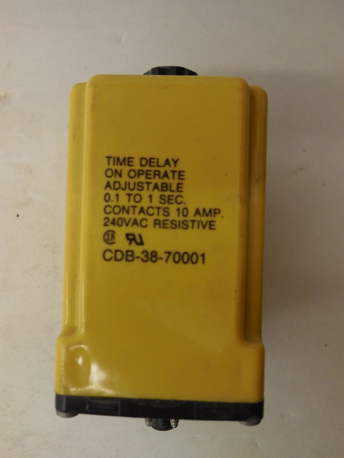 POTTER & BRUMFIELD CDB-38-70001 TIME RELAY CDB3870001