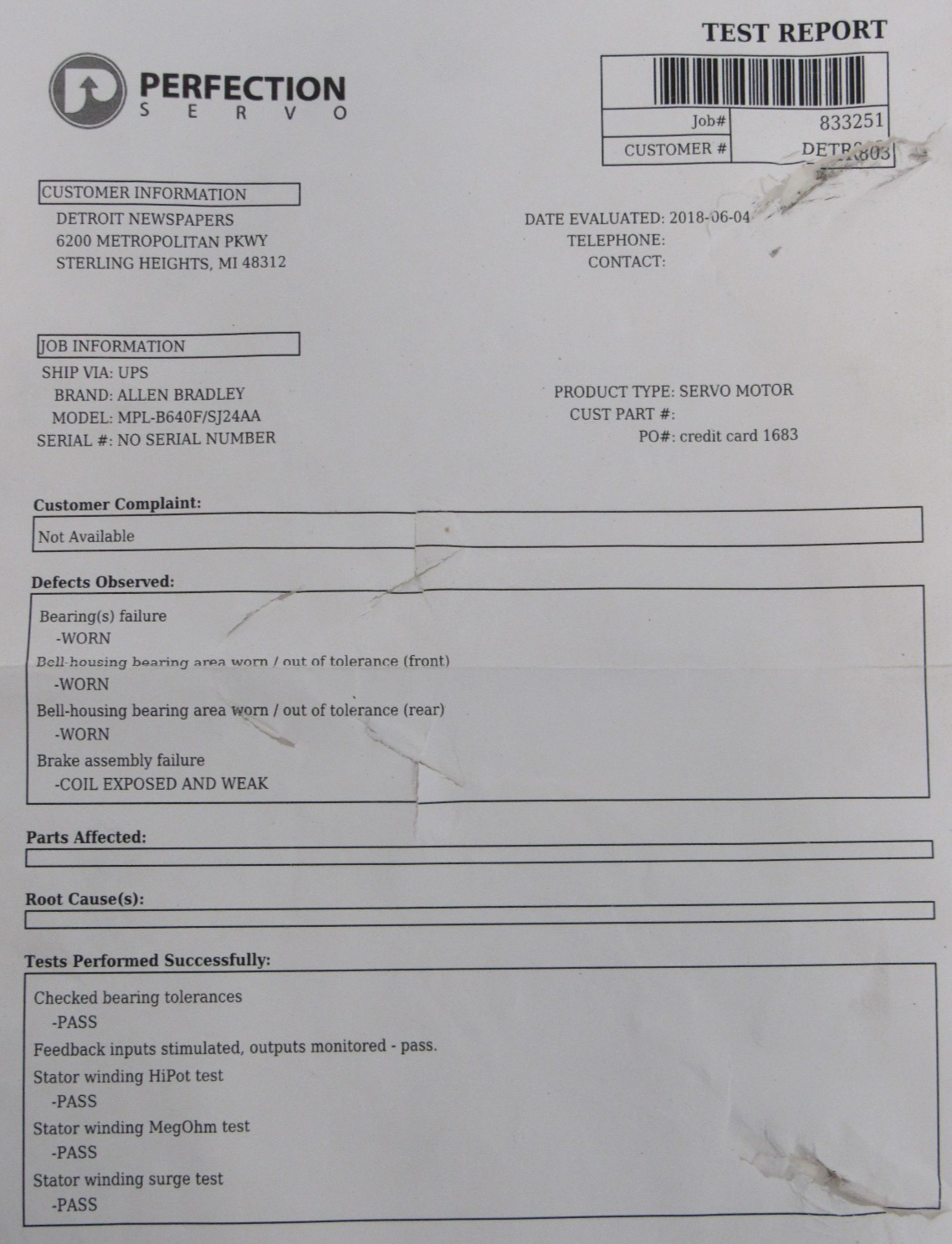 REFURBISHED FANUC MPL-B640F-SJ24AA SERVO MOTOR MPLB640FSJ24AA (READ DESCRIPTION) - Image 6