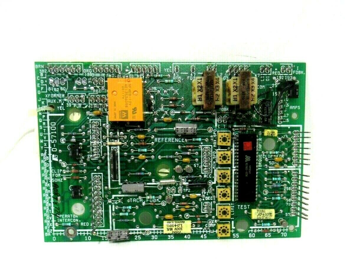 REPAIRED RELIANCE ELECTRIC 0-57100 REGULATOR BOARD 057100 - Image 3