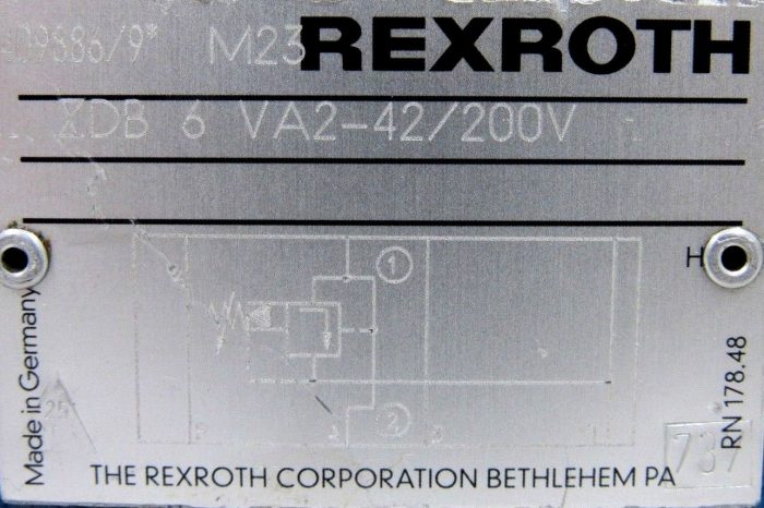 USED REXROTH ZDB-6-VA2-42/200V VALVE 409886/9 ZDB6VA242200V VA2-42/200V - Image 5