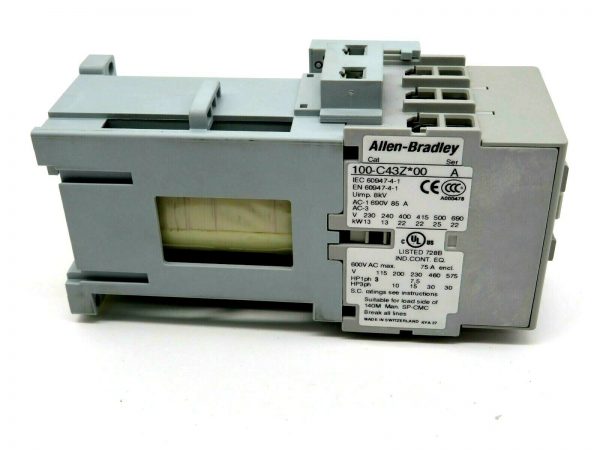 NEW ALLEN BRADLEY 100-C43ZJ10 CONTACTOR 24V DC SERIES A 100C43ZJ10 - Image 3