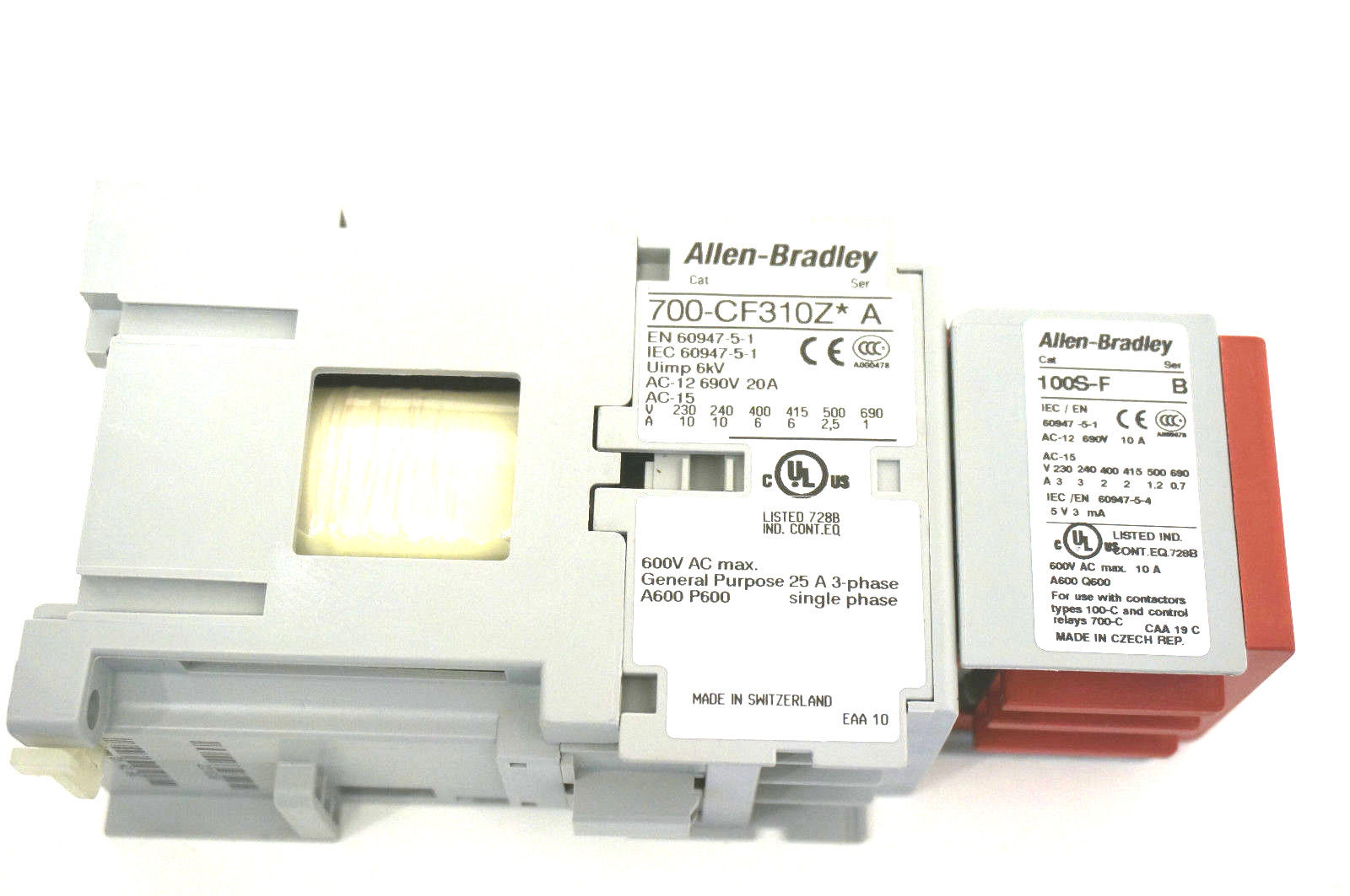 NEW ALLEN BRADLEY 700S-CF530DJBC CONTROL RELAY 700SCF530DJBC - Image 5