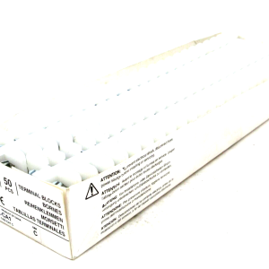NEW BOX OF 50 ALLEN BRADLEY 1492-CA1 TERMINAL BLOCKS SER C 1492CA1