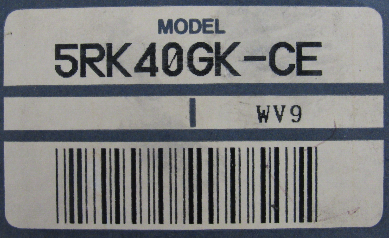 NEW BROOK CROMPTON 5RK40GK-CE MOTOR 220/240V 5RK40GKCE - Image 5