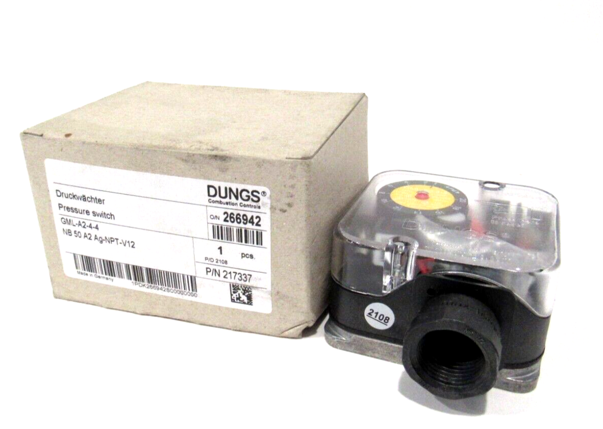 NEW DUNGS GML-A2-4-4 PRESSURE SWITCH 266942 GMLA244