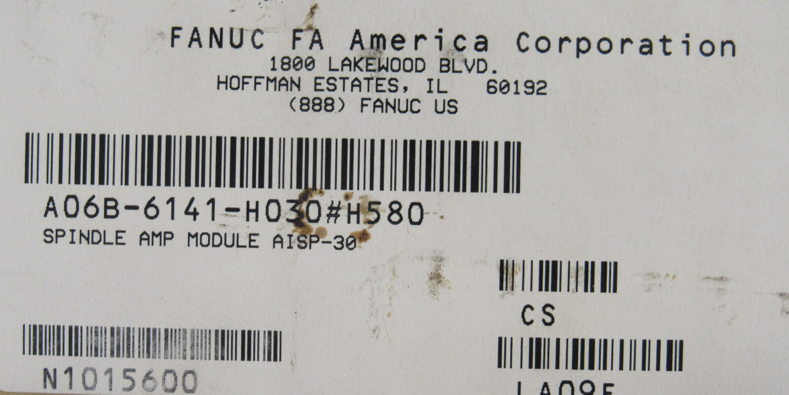 NEW FANUC A06B-6141-H030#H580 SPINDLE AMPLIFIER A06B6141H030#H580 - Image 4
