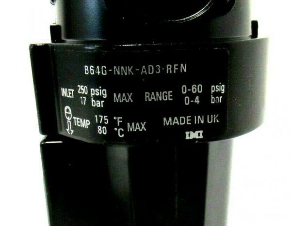 NEW NORGREN B64G-NNK-AD3-RFN FILTER / REGULATOR B64GNNKAD3RFN - Image 3