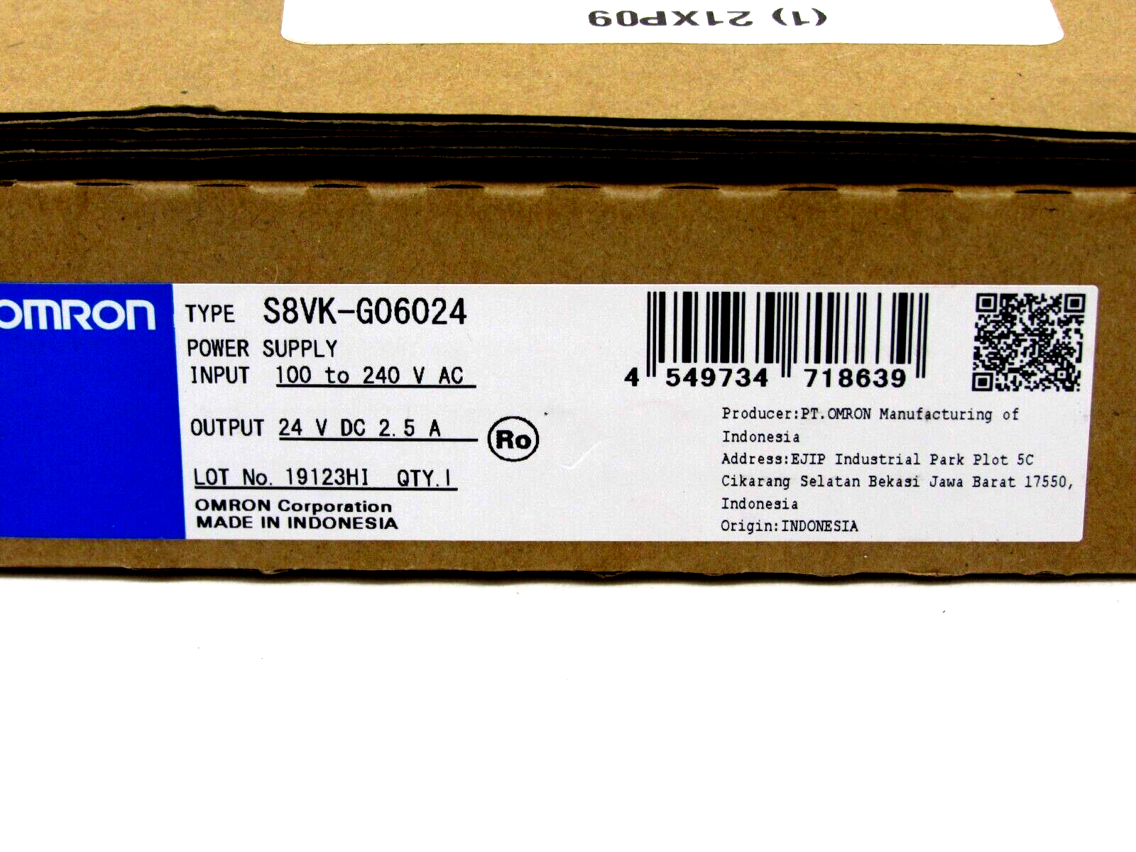NEW OMRON S8VK-G06024 POWER SUPPLY S8VKG06024 - Image 4