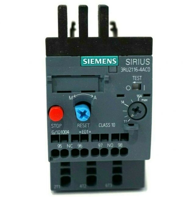 NEW SIEMENS 3RU2116-4AC0 OVERLOAD RELAY 3RU21164AC0 - Image 3