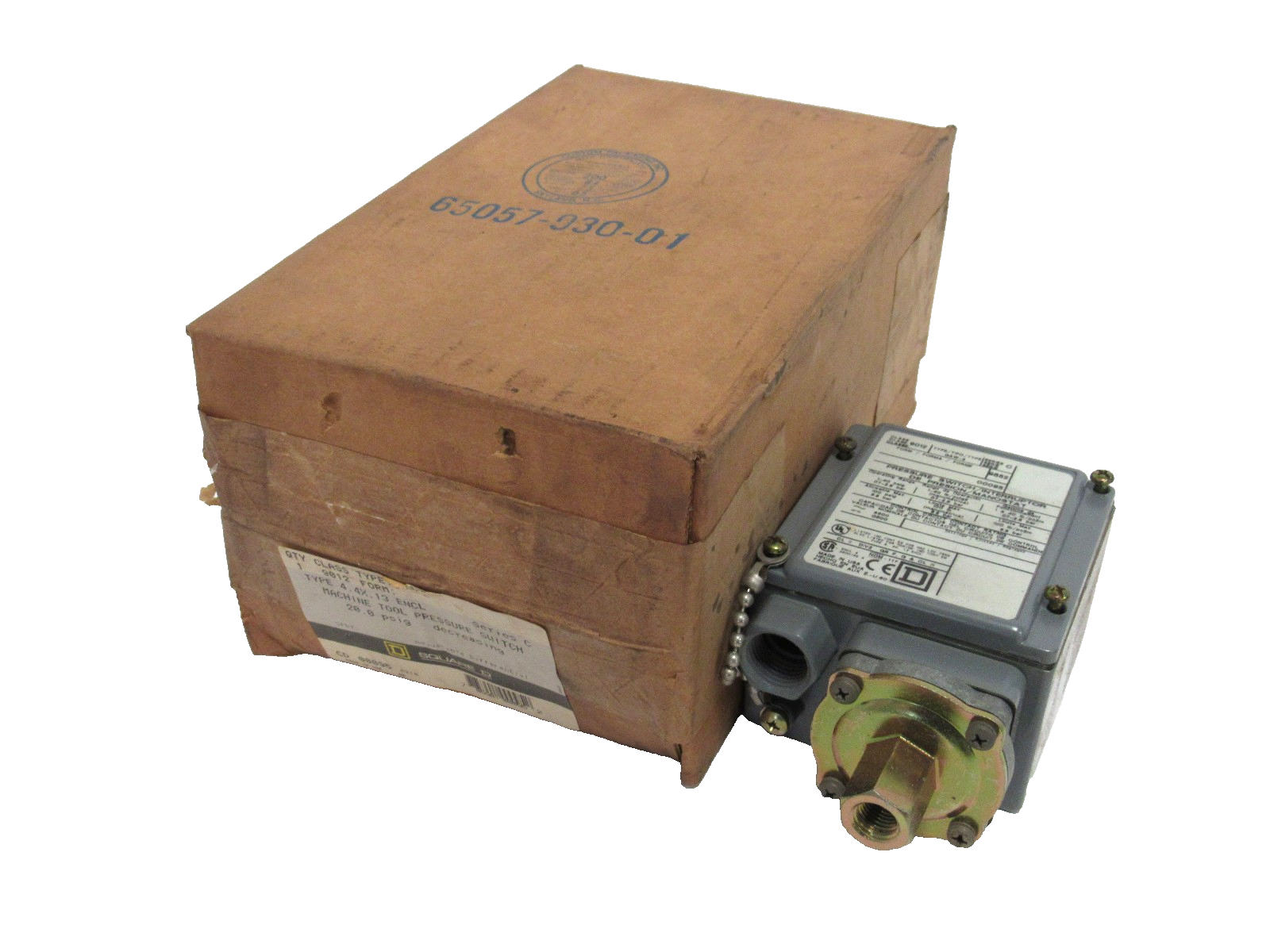 NEW SQUARE D 9012-GAW-2 PRESSURE SWITCH 9012GAW2