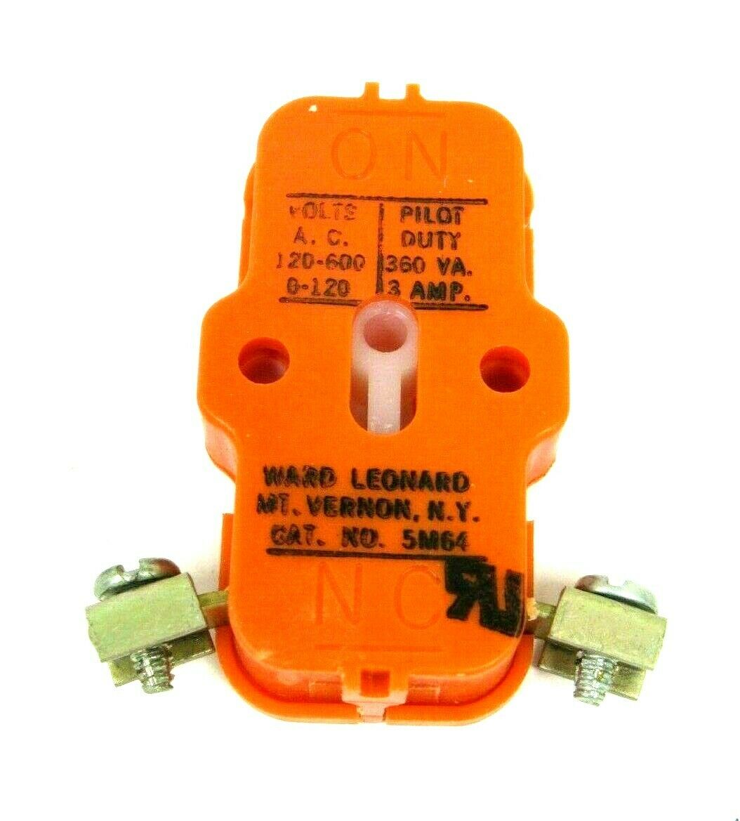 Contact Auxiliaire Ward Leonard 5M63 - 120V AC - Neuf Surplus (new Surplus) Avec Garantie