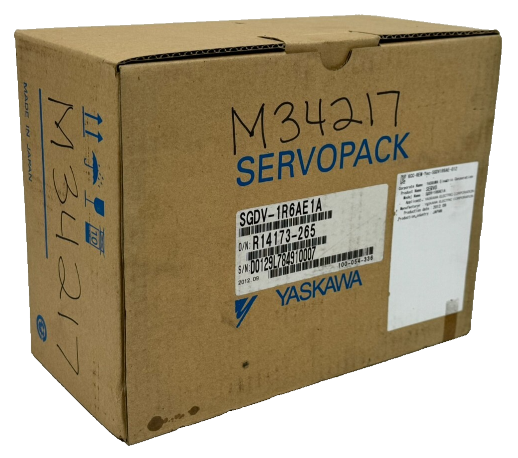 Yaskawa ServoPack SGDV-1R6AE1A Mit Optionsmodul SGDV-OCA01A – Gebraucht, Aber Top (Versand Aus USA)
