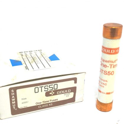 10 NEW GOULD SHAWMUT OTS50 FUSES