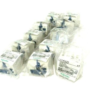 LOT OF 11 NEW SCHNEIDER ELECTRIC LA1KN22 CONTACT BLOCK