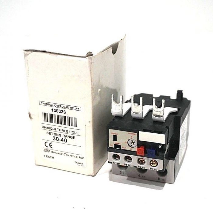 NEW ADVANCED CONTROLS INC. 130336 THERMAL OVERLOAD RELAY
