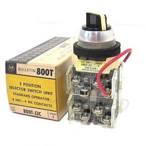NEW ALLEN BRADLEY 800T-J2C SELECTOR SWITCH SER.F 800TJ2C
