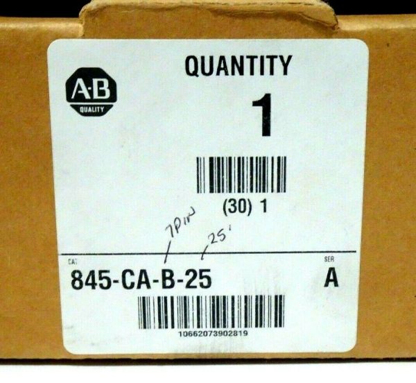 NEW ALLEN BRADLEY 845-CA-B-25 CABLE SER.A 845CAB25 - Image 3