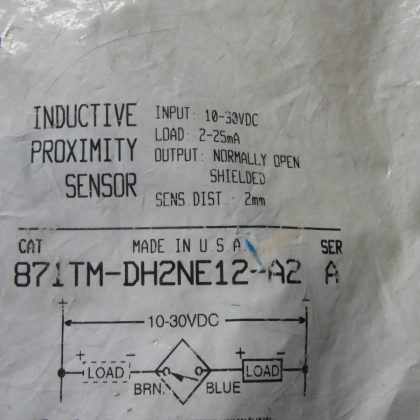 NEW ALLEN BRADLEY 871TM-DH2NE12-A2 PROXIMITY SENSOR 871TMDH2NE12A2