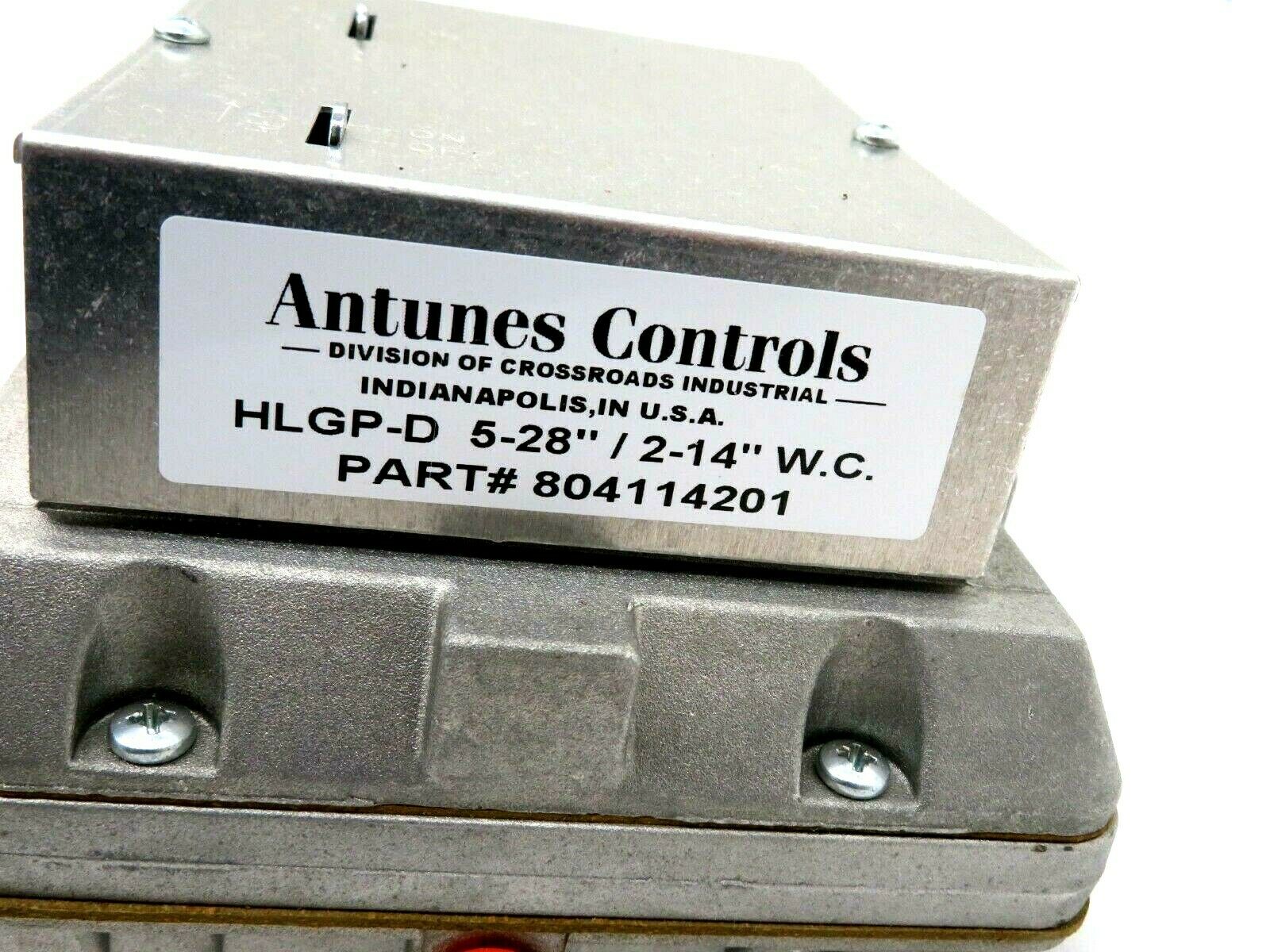 NEW ANTUNES CONTROLS 804114201 PRESSURE SWITCH 5-28