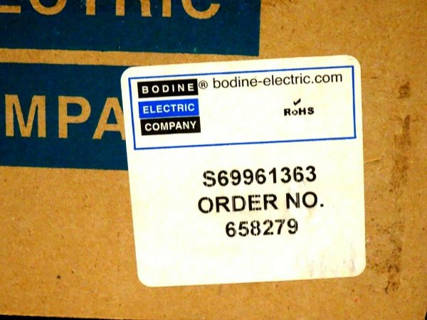 NEW BODINE ELECTRIC 34R4BFCI-Z2 GEAR MOTOR 34R4BFCIZ2 - Image 5