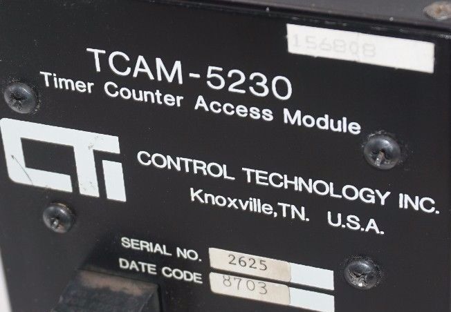 NEW CONTROL TECHNOLOGY INC. TCAM-5230 TIMER COUNTER ACCESS MODULE ...