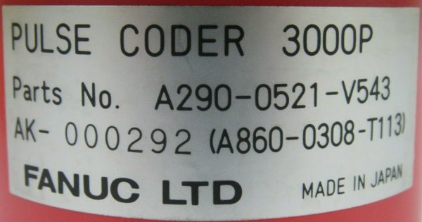 NEW FANUC A06B-0522-B543#7008 SERVO MOTOR A06B0522B5437008 3000P A290-0521-V543 - Image 5