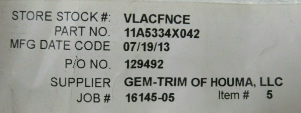 NEW GEM TRIM 11A5334X042 PLUG AND STEM ASSEMBLY - Image 5