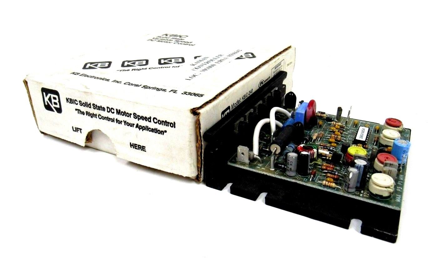 NEW KB ELECTRONICS KBIC-240-9428A DC MOTOR SPEED CONTROL KBIC2409428A ...