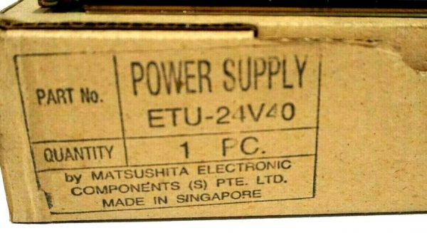 NEW MATSUSHITA ETU-24V40 POWER SUPPLY ETU24V40 - Image 5