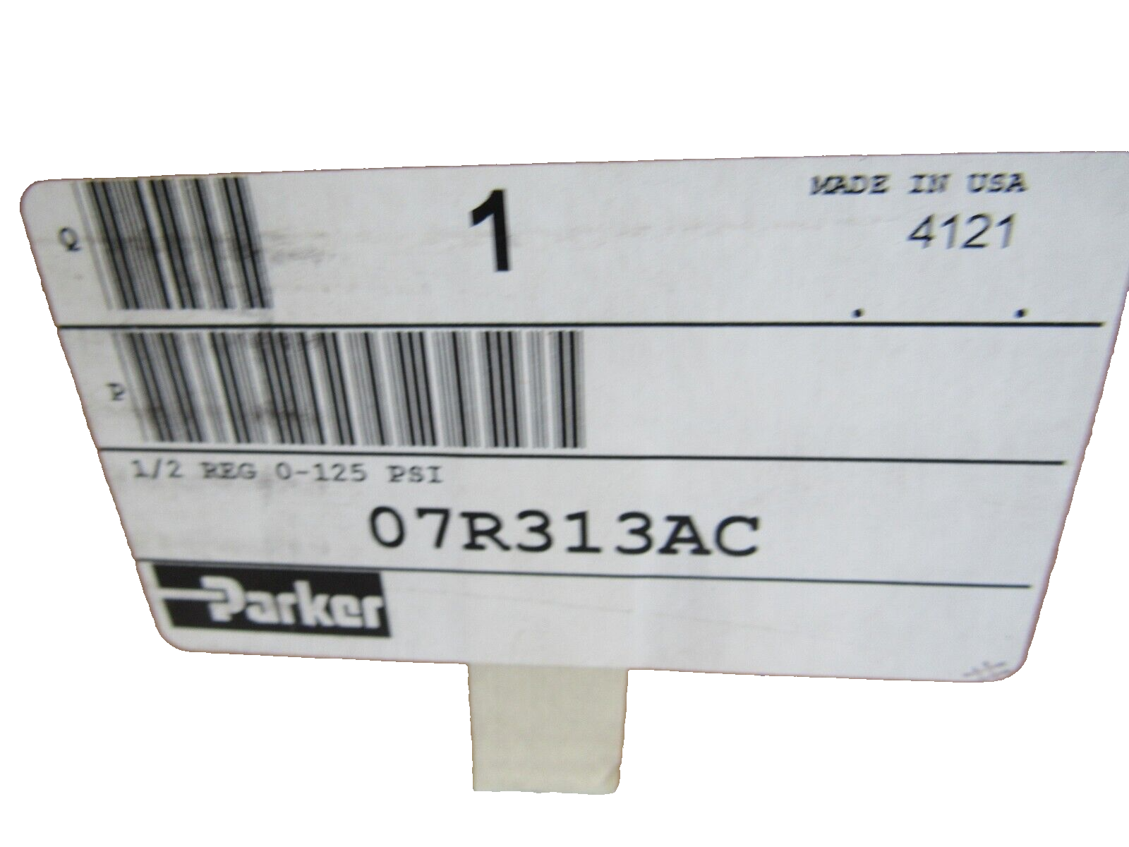NEW PARKER 07R313AC PNEUMATIC REGULATOR 1/2" 0-125 PSI - Image 6