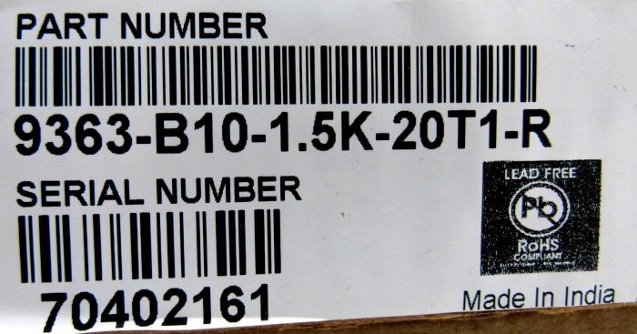 NEW REVERE 9363-B10-1.5K-20T1-R LOAD CELL 9363B1015K20T1R - Image 5