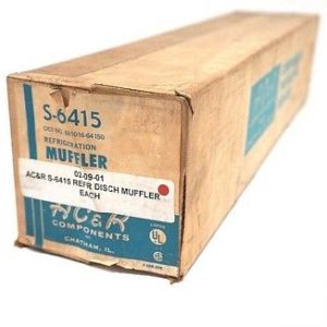 NEW SEALED HENRY TECHNOLOGIES S-6415 REFRIGERANT MUFFLER S6415