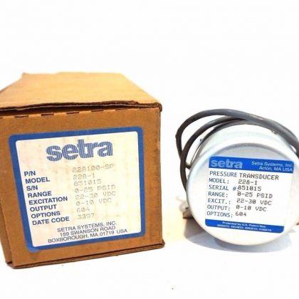NEW SETRA 228100-SP TRANSDUCER 228-1  228100SP