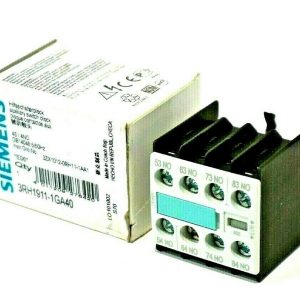 NEW SIEMENS 3RH1911-1GA40 AUXILIARY CONTACT BLOCK 3RH19111GA40