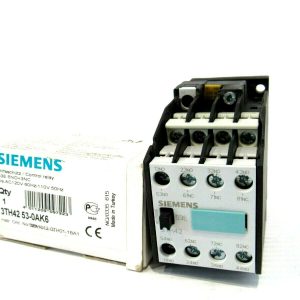 NEW SIEMENS 3TH4253-0AK6 CONTROL RELAY 3TH42530AK6