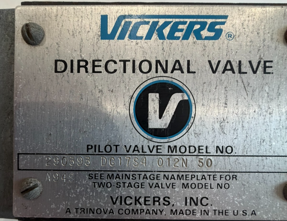 NEW VICKERS DG17S4 012N 50 DIRECTIONAL VALVE 290393 DG17S4012N50 - Image 5