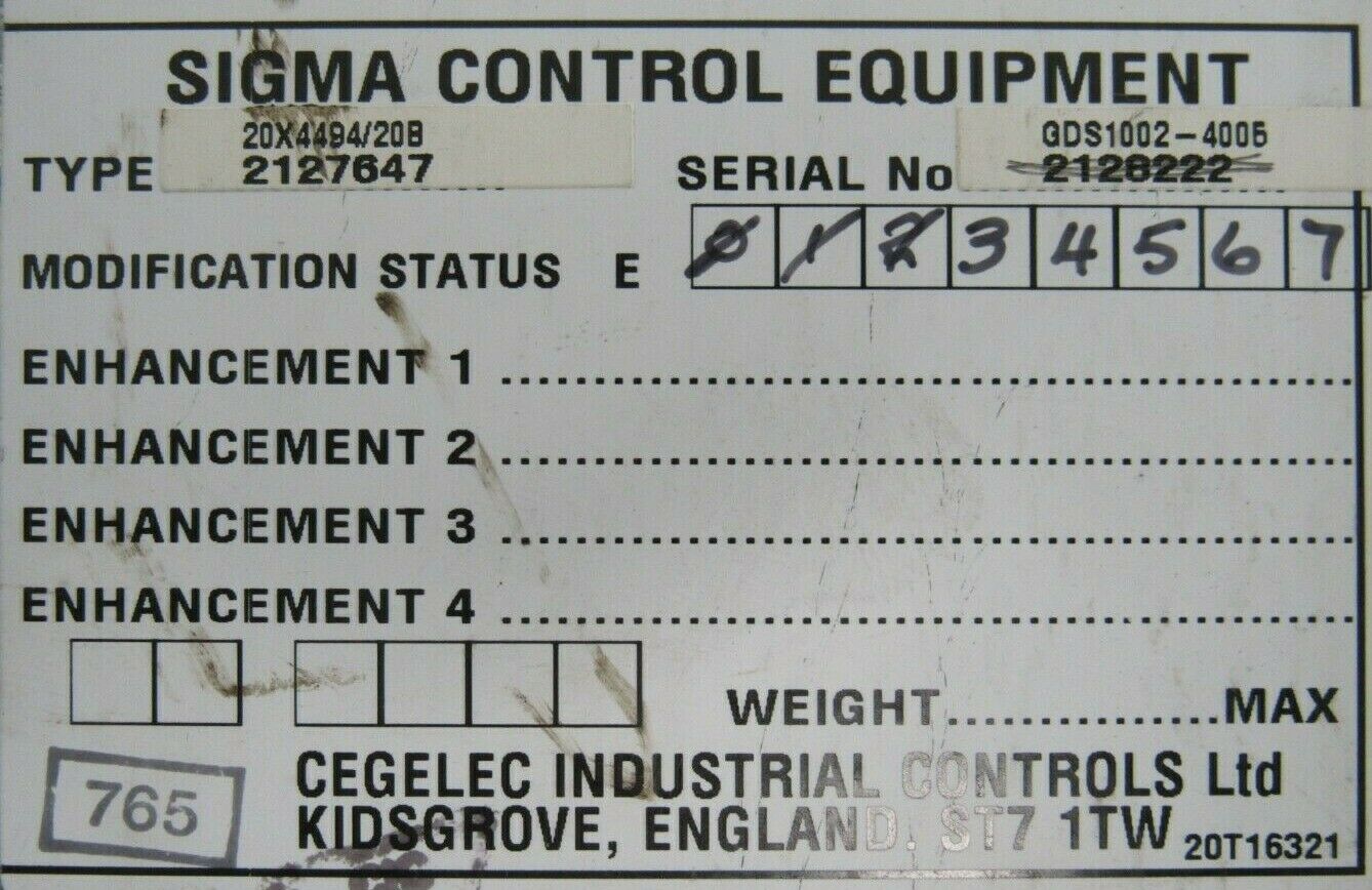 REFURBISHED CEGELEC GDS1002-4005 DRIVE ALSPA GD4000 GDS10024005 - Image 6