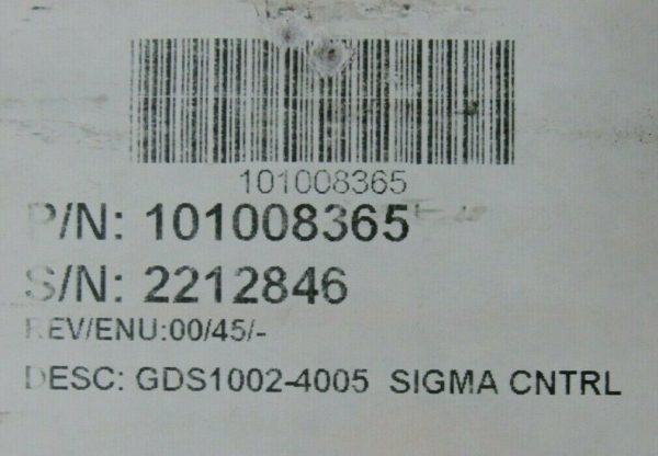 REFURBISHED SIGMA CONTROL GDS1002-4005 DC DRIVE 101008365 20X4494/20B - Image 7