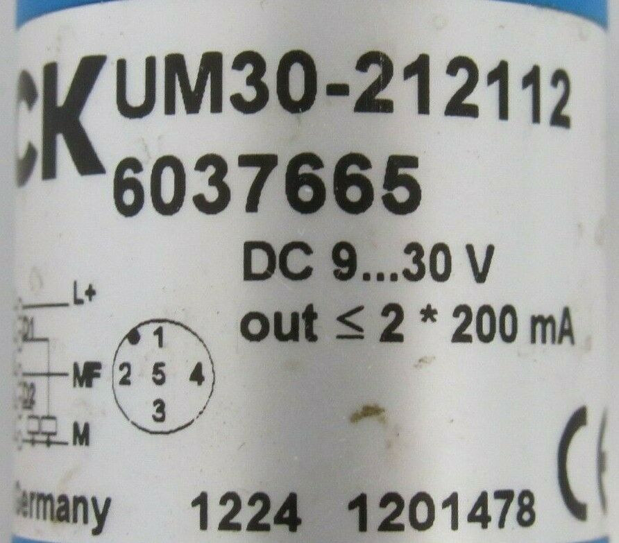 USED SICK UM30-212112 ULTRASONIC SENSOR UM30212112 6037665 - Image 4