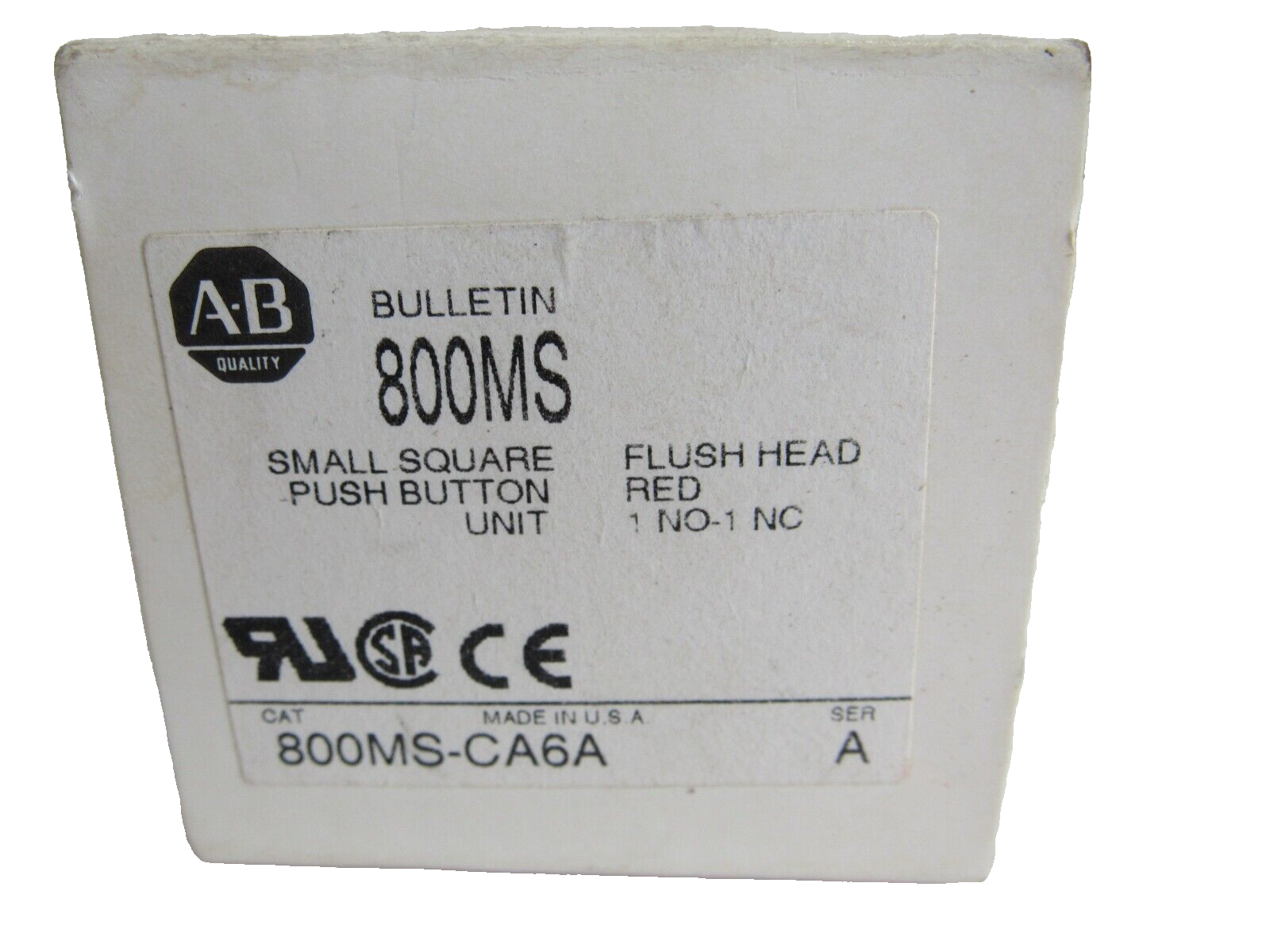 ALLEN BRADLEY 800MS-CA6A PUSH BUTTON SWITCH 800MS-CA6A NEW , SURPLUS - Image 7