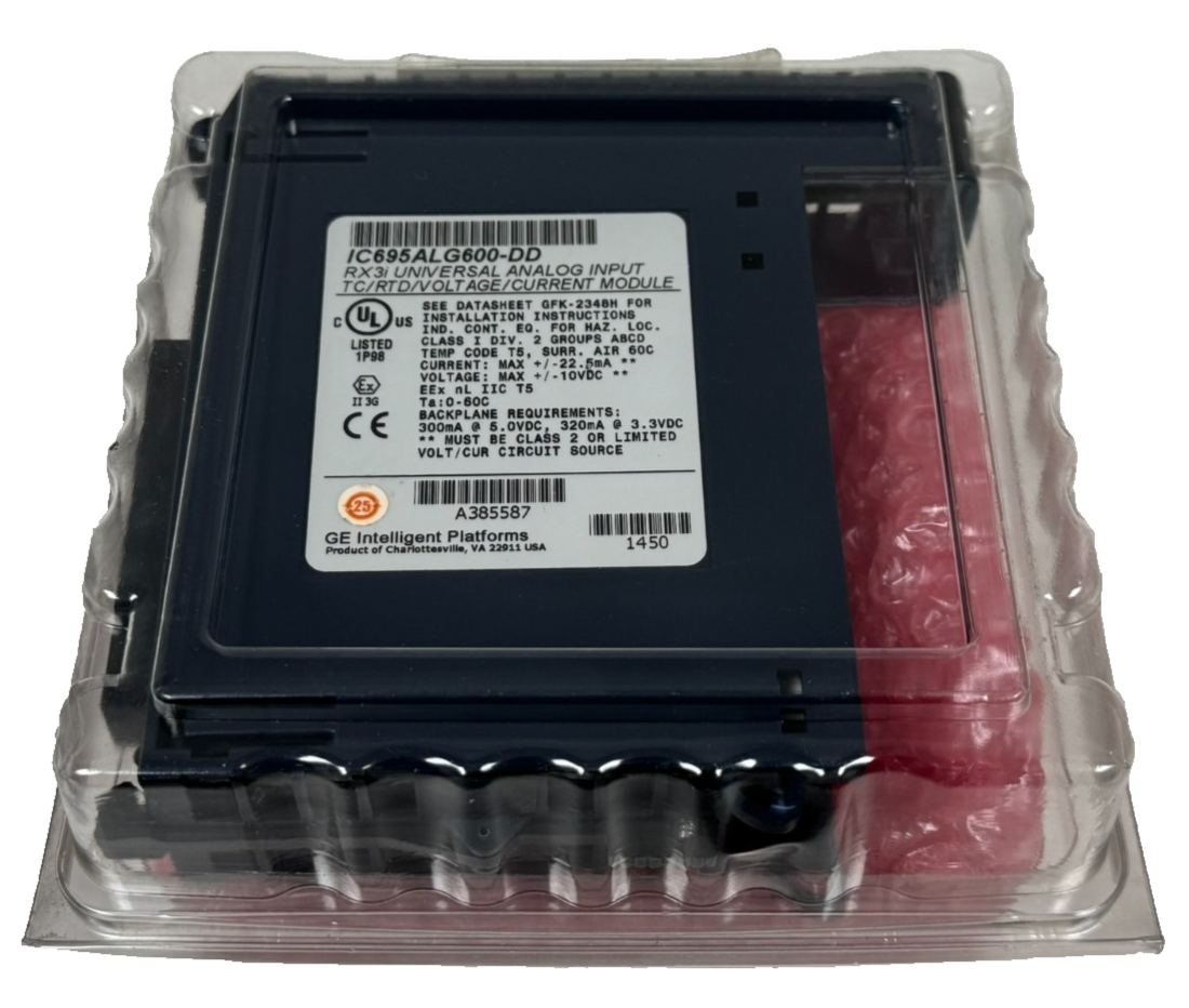 GE FANUC IC695ALG600-DD ANALOG INPUT TC/RTD/V/C IC695ALG600 REFURBISHED - Image 3