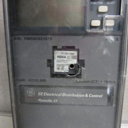 USED GENERAL ELECTRIC A216LSIR MICROVERSA TRIP UNIT
