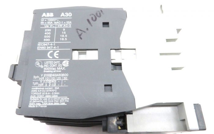 Contacteur ABB A30-30-10 Pour Circuit AC 110V - Neuf, Livraison Rapide