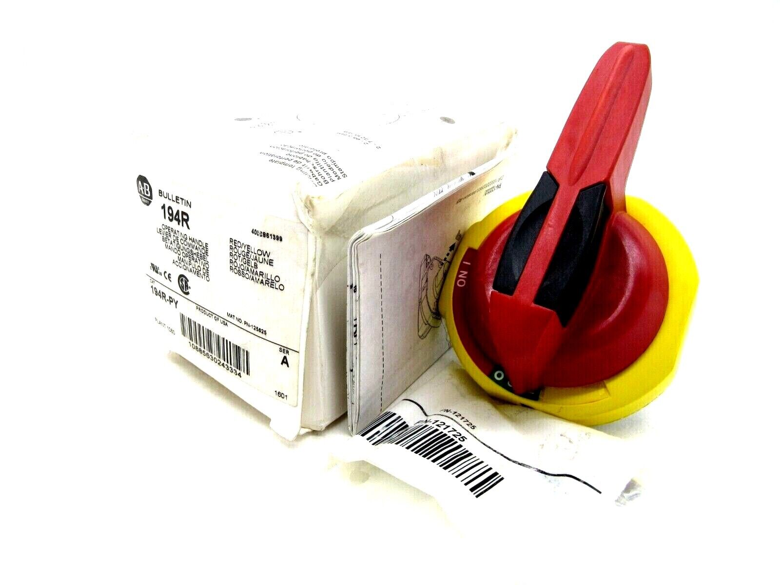 194 Rpy NEW ALLEN BRADLEY 194R-PY OPERATING HANDLE SERIES A 194RPY - SB ...