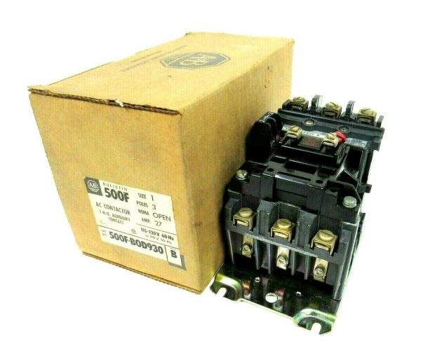 NEW ALLEN BRADLEY 500F-B0D930 CONTACTOR SIZE 1 SER B 500FB0D930